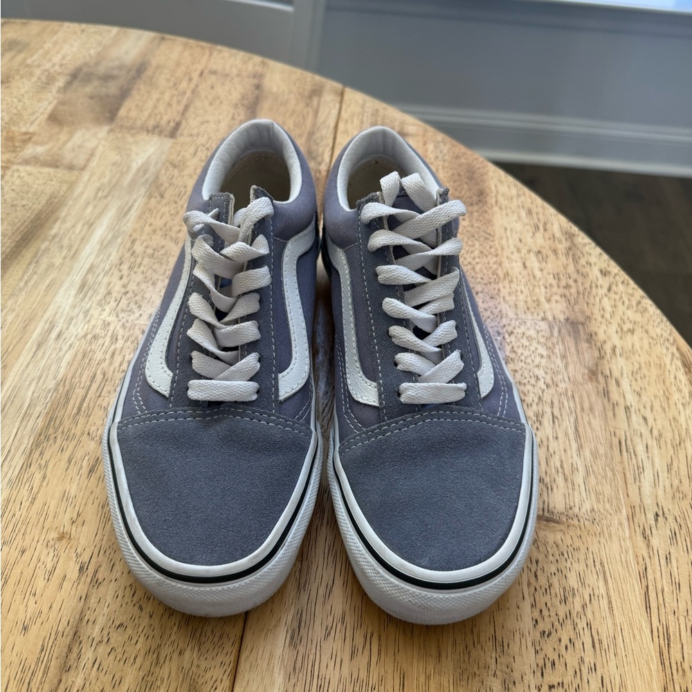 Vans Gray and White Women's Sneakers